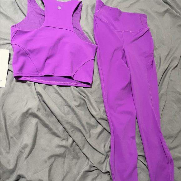 lululemon athletica Vibrant Purple Leggings Set - Picture 2 of 9